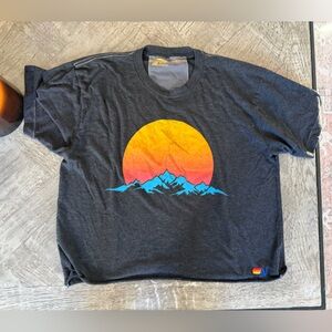 Aviator Nation Women's Aspen Jazz Festival Mountain Graphic Tee